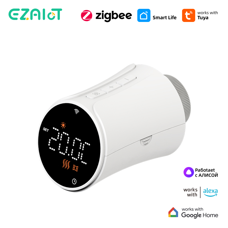 Smart Home Yasmina - 스마트 투야 지그비 온도조절기 라디에이터 밸브