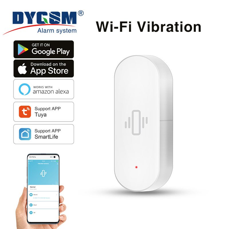 Smart Home Setup - Tuya WiFi 진동 센서, 민감한 감지,