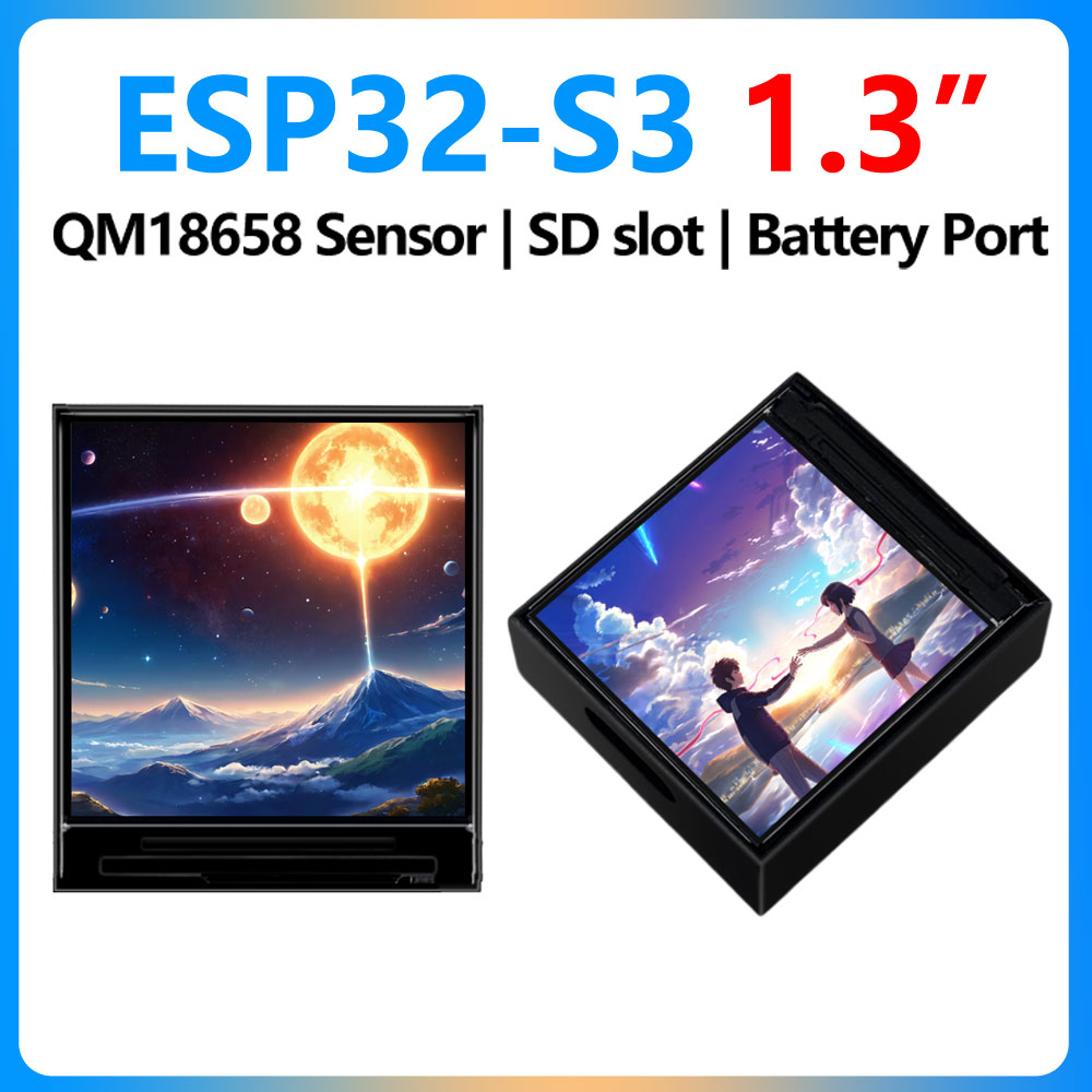 Smart Home Arduino - Waveshare ESP32-S3 1.3인치 LCD 미니 TV