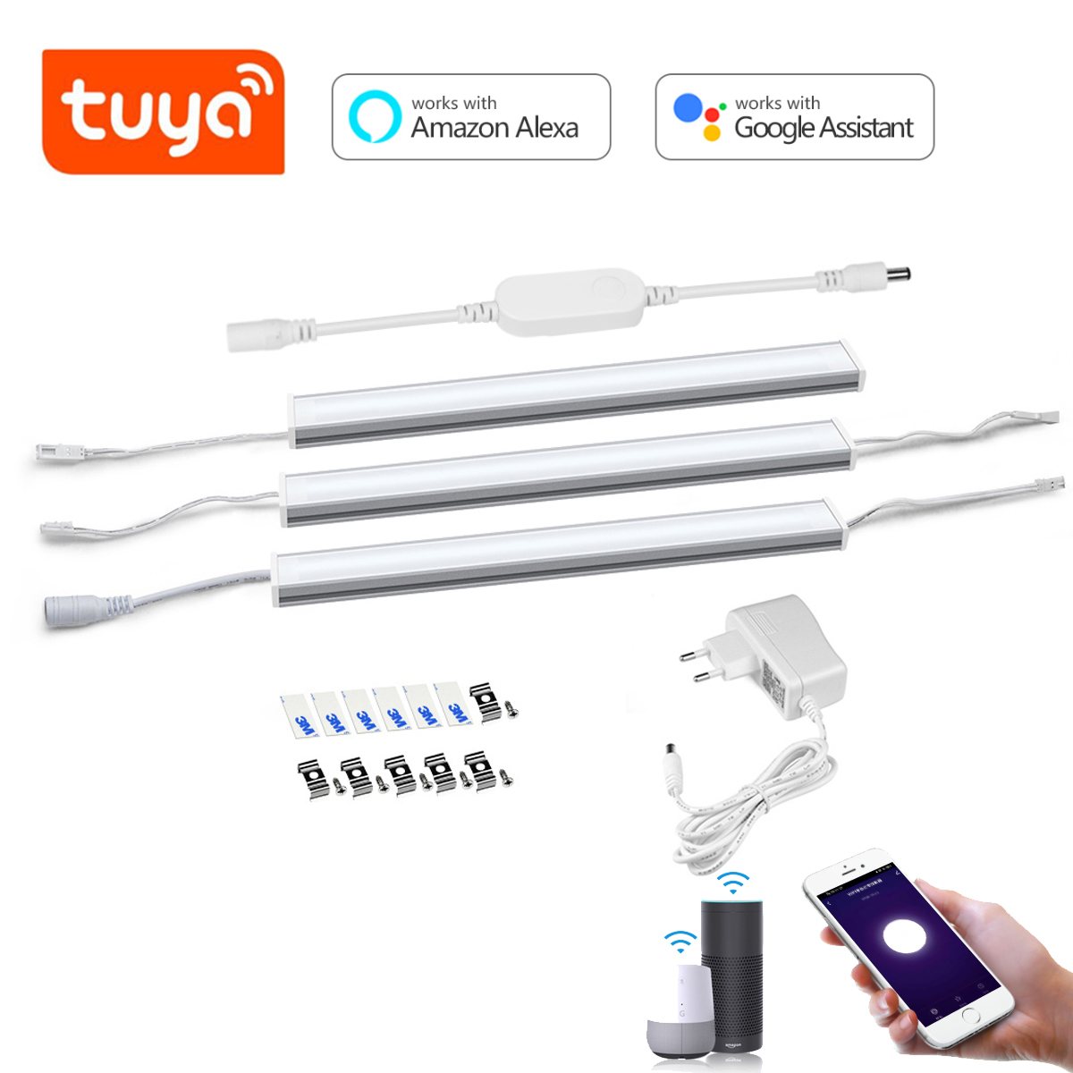 Wifi Led Dimmer - 스마트 투야 와이파이 알루미늄 바 LED