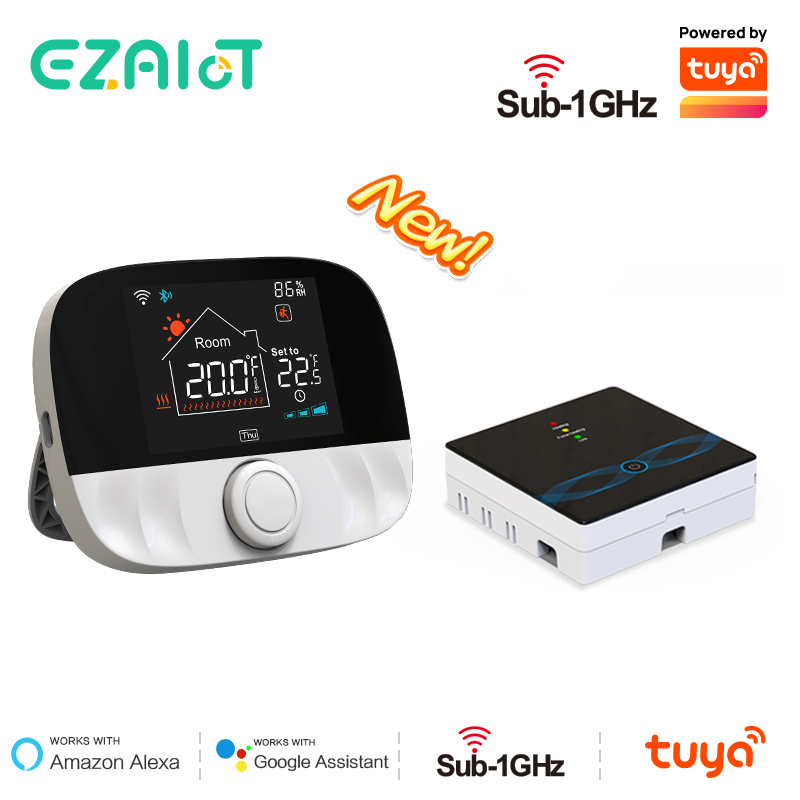 Smart Home Yasmina - RF433 무선 온도 조절기 WiFi/비 WiFi