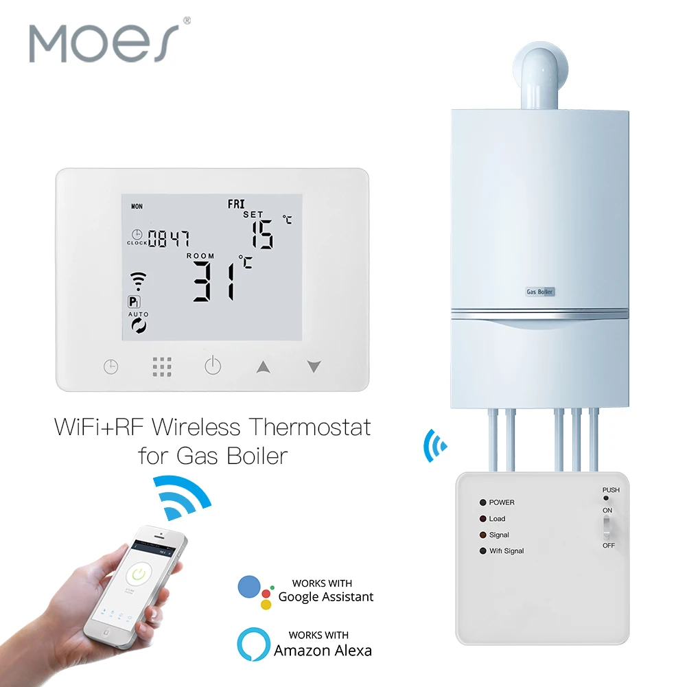 Smart Home Yasmina - WiFi 스마트 온도 조절기 벽걸이형 가스