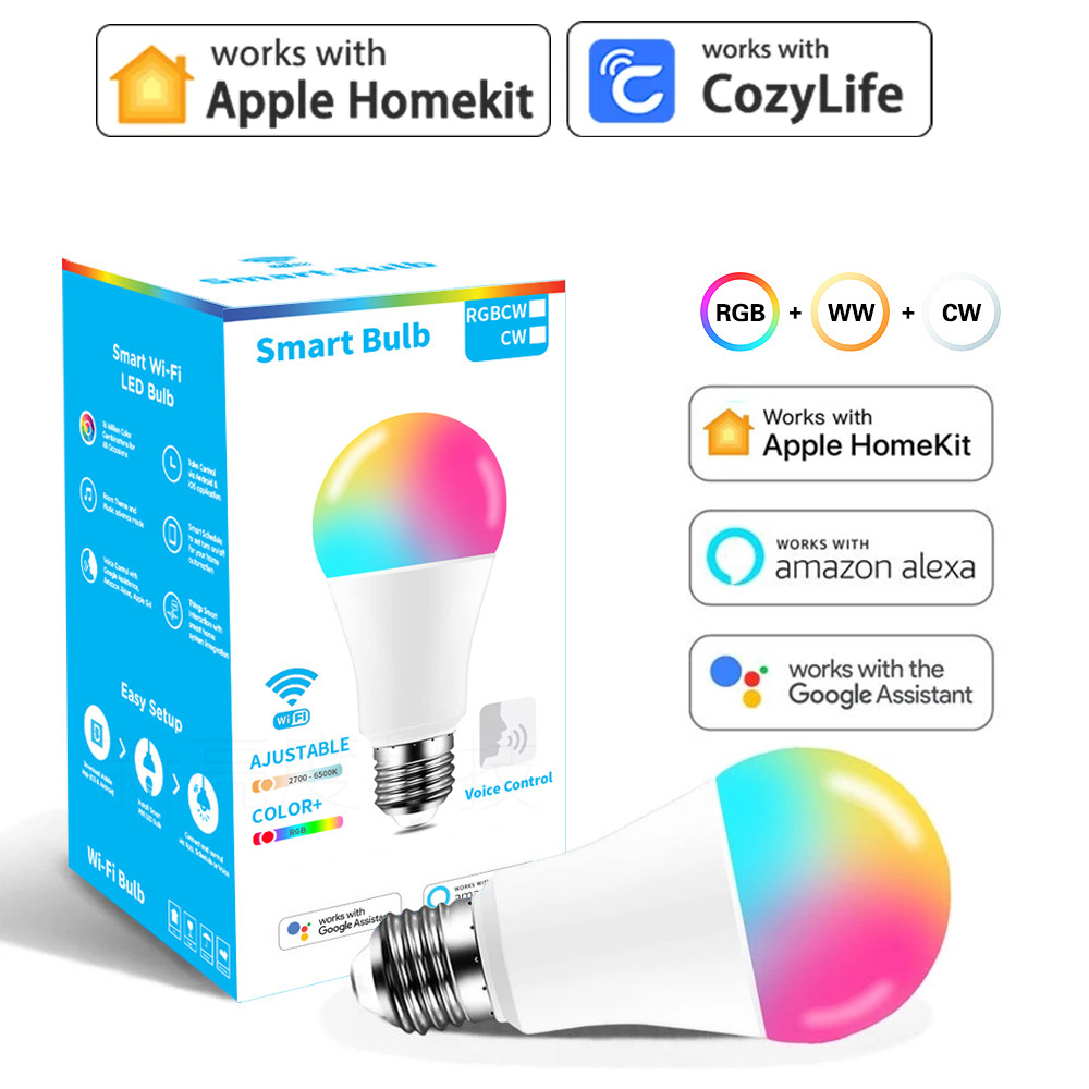 Wifi Led Dimmer - 9W WiFi Homekit 라이트 램프 E27