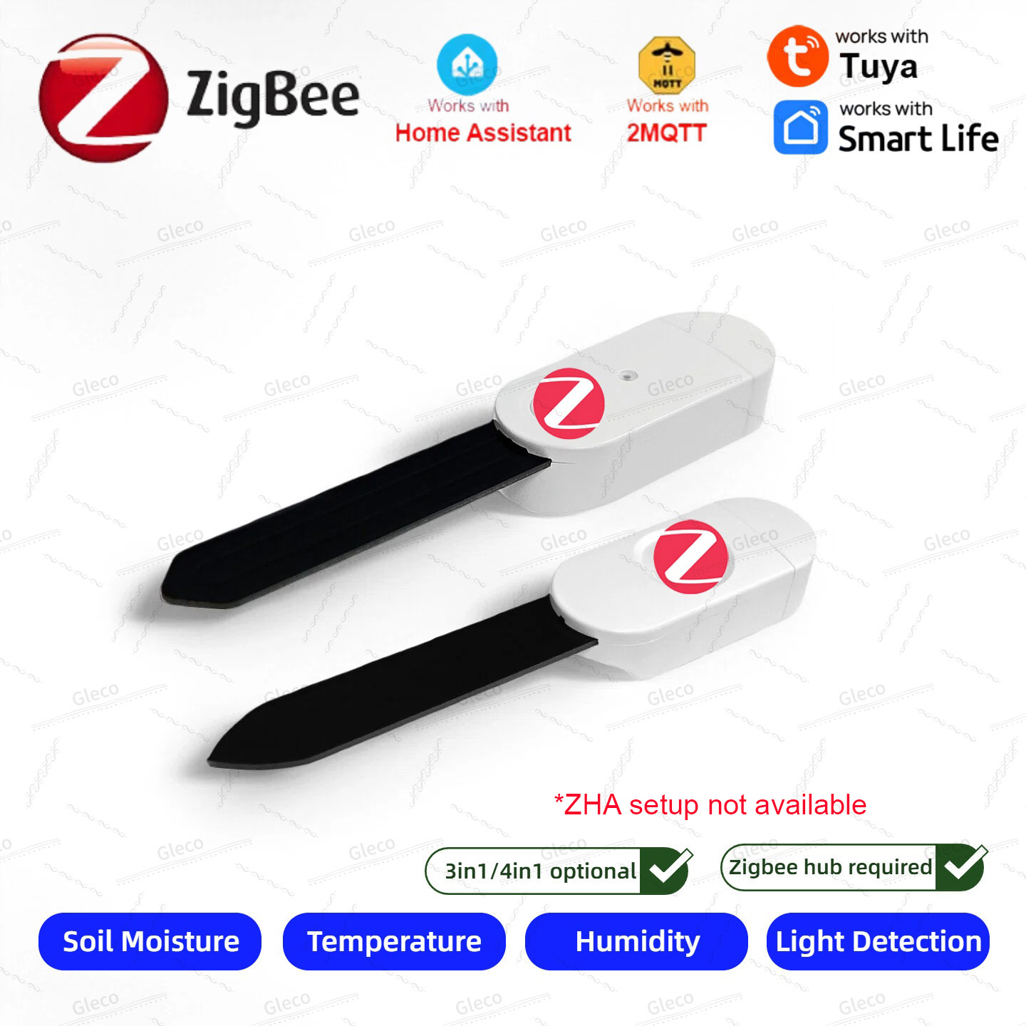 Smart Home Setup - Zigbee 토양 수분 센서 미터 온도