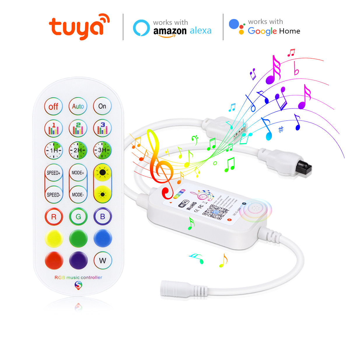 Smart Home Llm - 스마트 홈 RGB Led 컨트롤러, Tuya