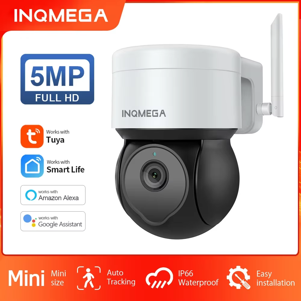 Smart Home Cctv Camera - INQMEGA 5MP Tuya 야외 PTZ 카메라