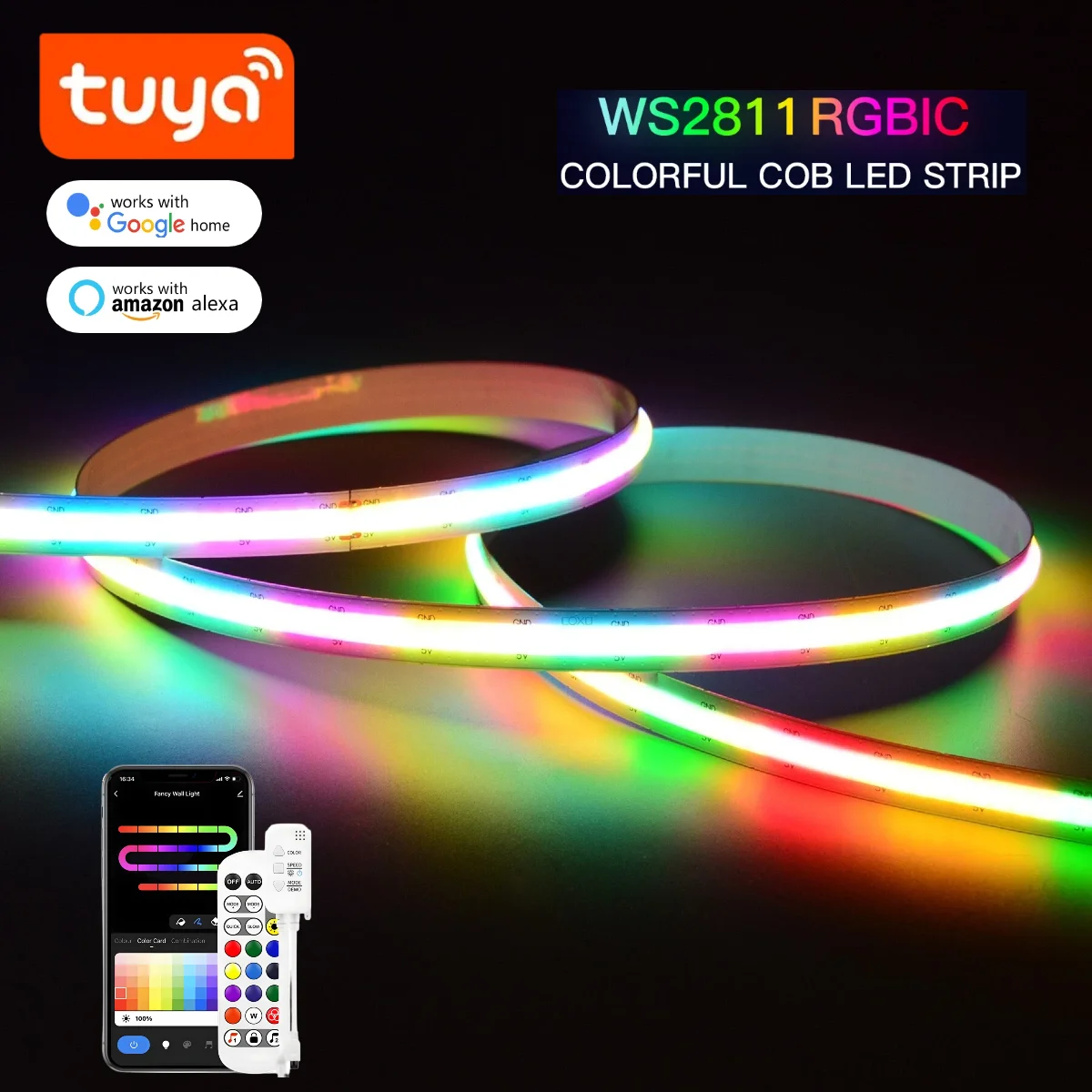 Smart Home Llm - 스마트 TUYA WS2811 RGB IC 드림컬러