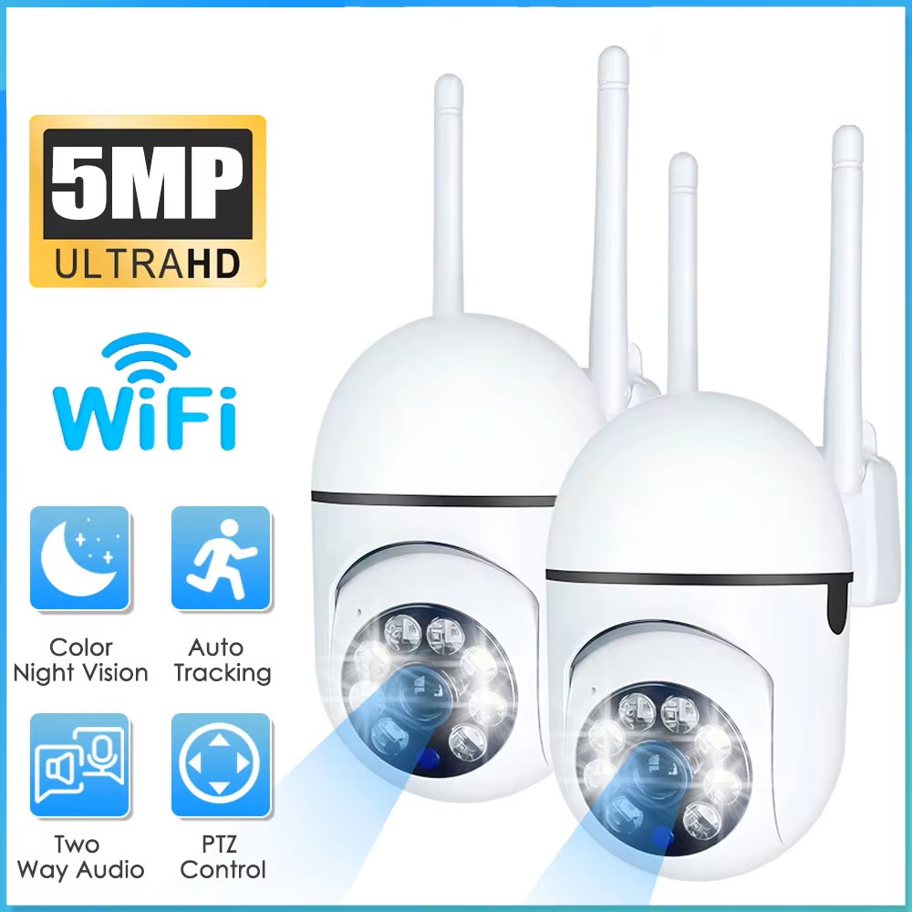 Smart Home Cctv Camera - 스마트 라이프 5MP WiFi 양방향 오디오