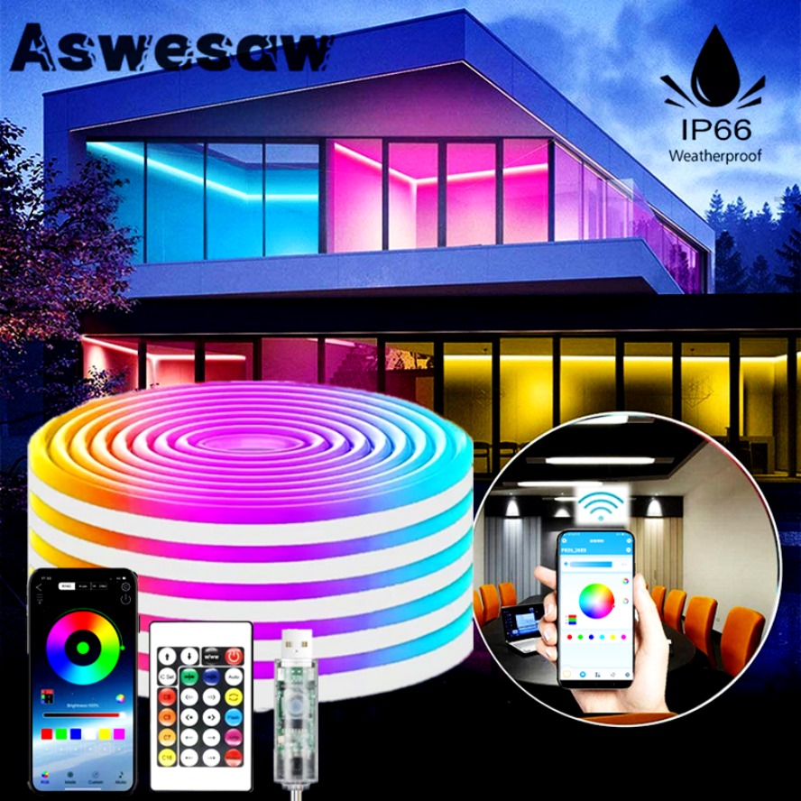 Smart Home Llm - 5m USB 스마트 제어 RGB 네온