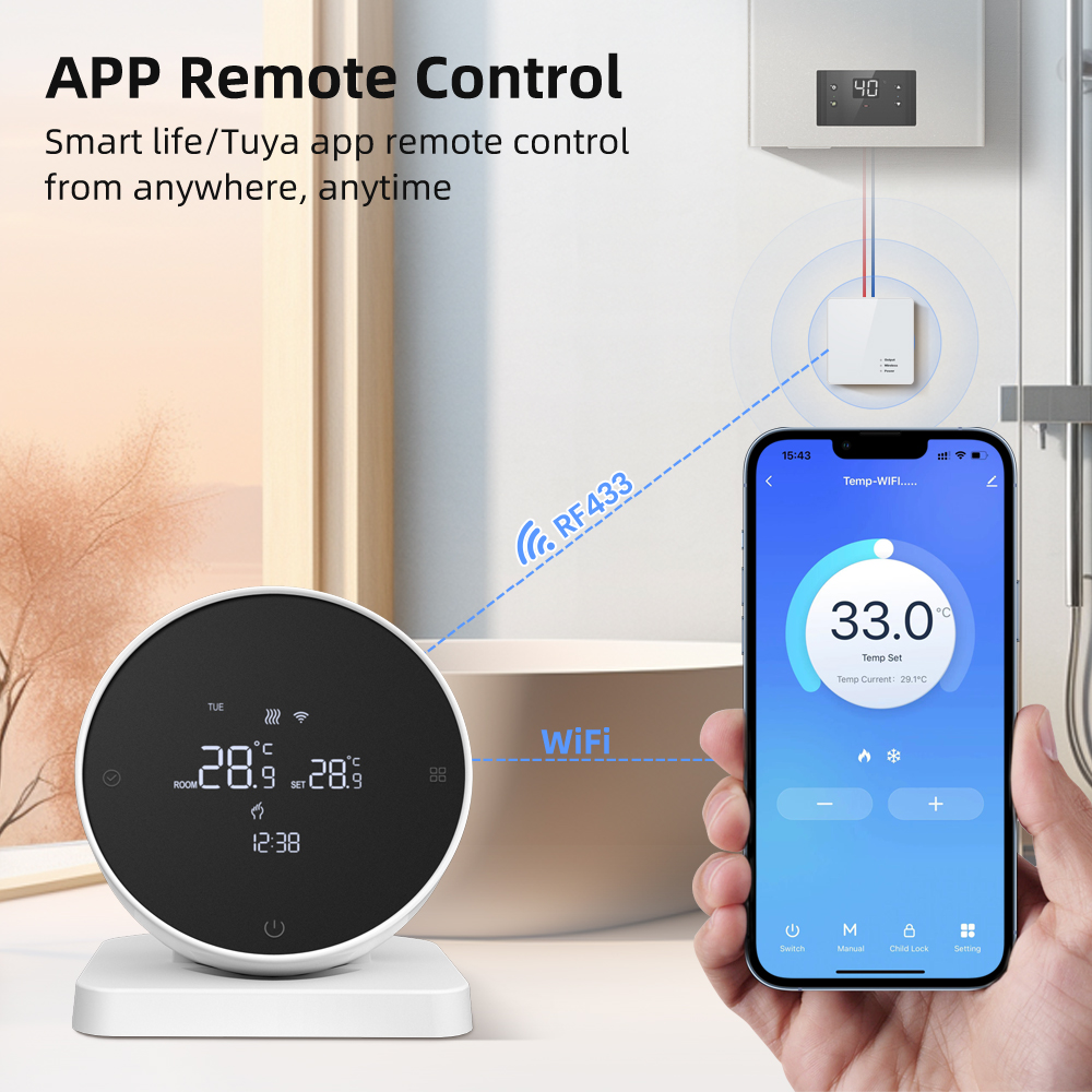AVATTO WiFi 스마트 온도 조절기, RF 무선  - Smart Home Yasmina 리뷰 및 가격