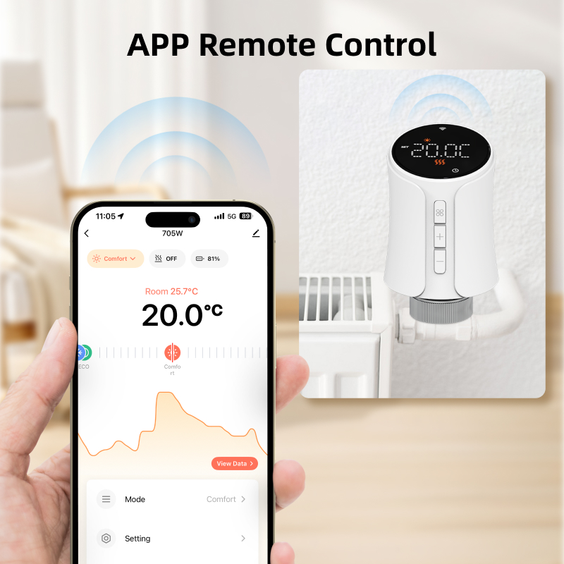 스마트 투야 지그비 온도조절기 라디에이터 밸브 TRV  - Smart Home Yasmina 리뷰 및 가격