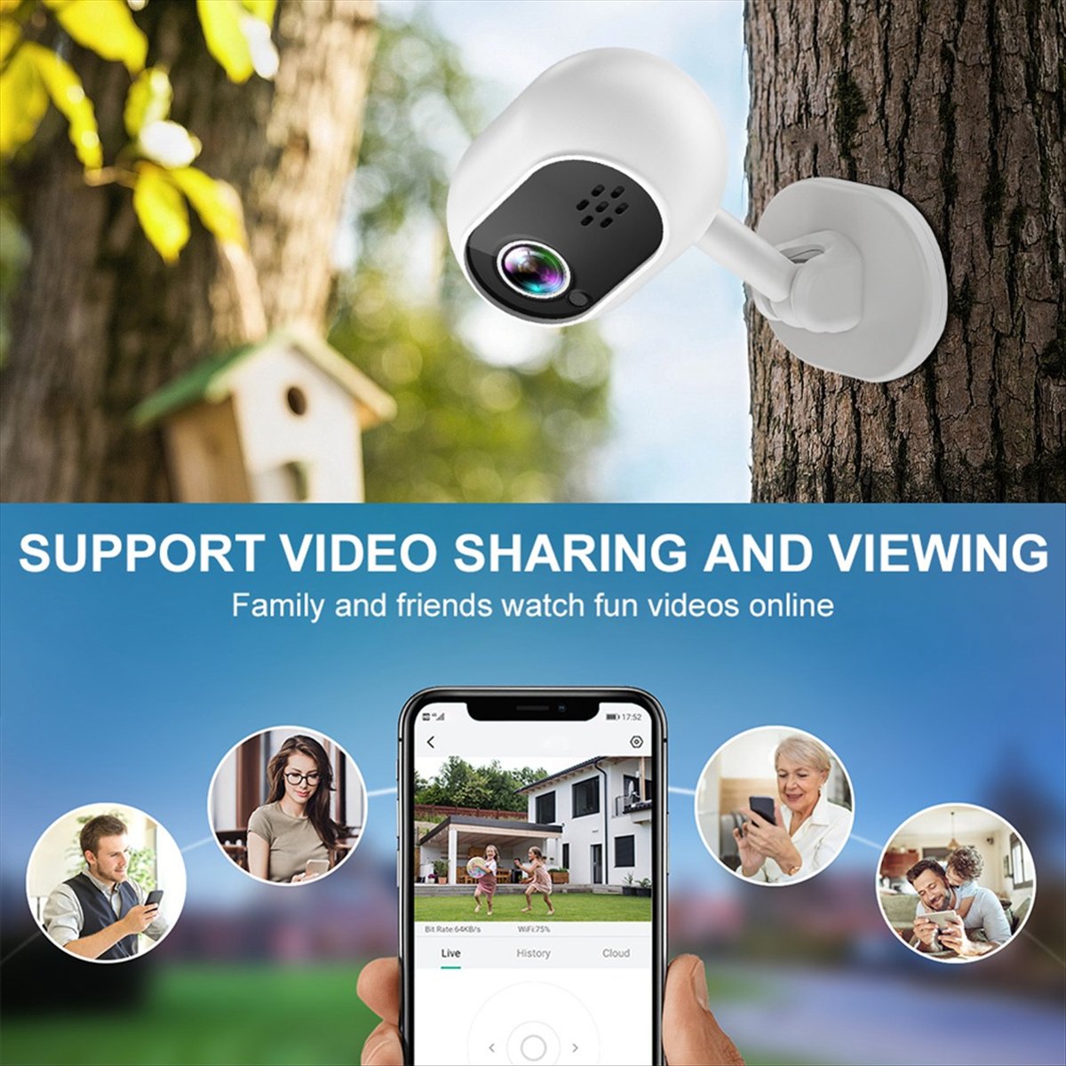 A4 1080P 스마트 미니 와이파이 IP 카메라 IW - Smart Home Cctv Camera 리뷰 및 가격