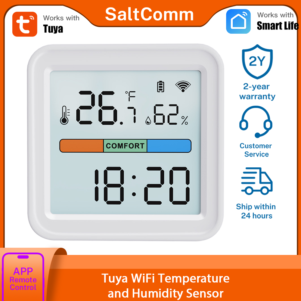 Tuya 새로운 WiFi 온도 습도 센서 스마트 라이프 - Smart Home Google 리뷰 및 가격