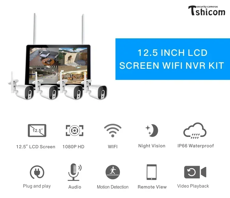 투야 스마트 와이파이 4채널 NVR 키트 12인치 LC - Smart Home Cctv Camera 리뷰 및 가격