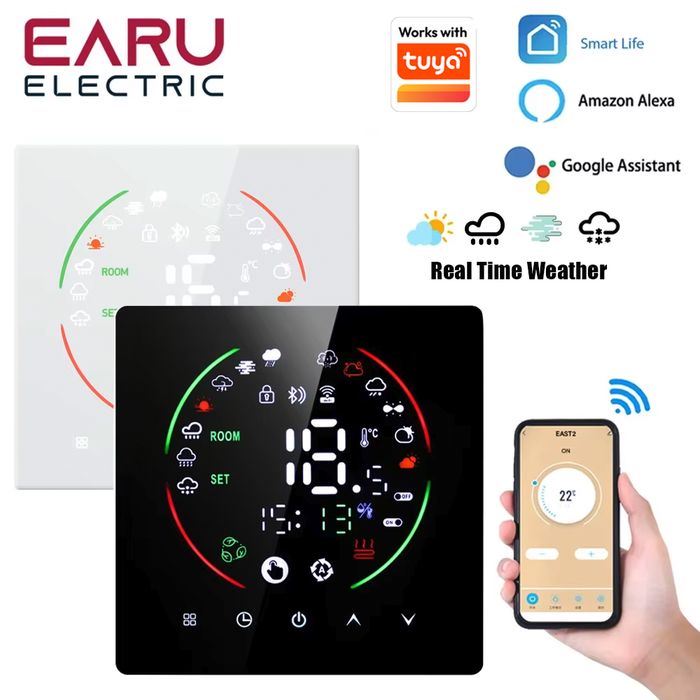 EARU Tuya WiFi 스마트 온도조절기 16A A - Smart Home Yasmina 리뷰 및 가격