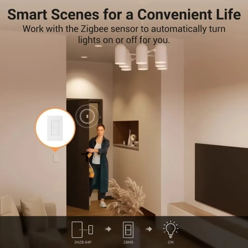 Zigbee M5 Matter 120 스마트 월 스위치 - Smart Home Google 리뷰 및 가격