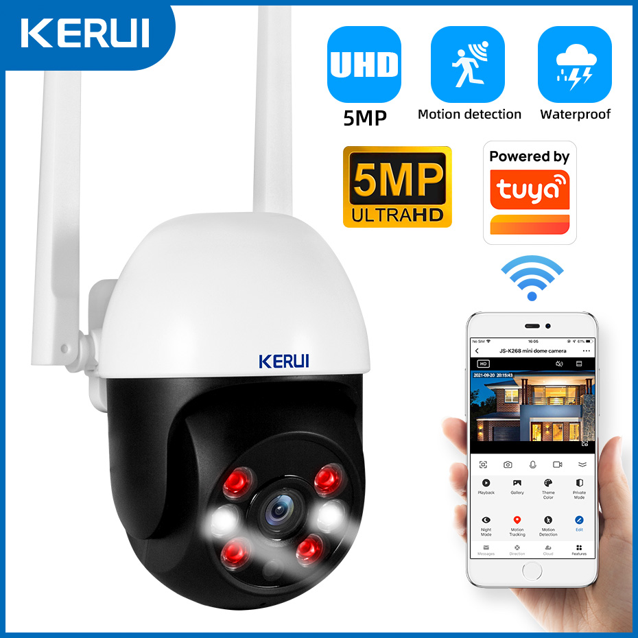 KERUI 5MP IP 카메라는 Onvif 및 Alex - Smart Home Cctv Camera 리뷰 및 가격