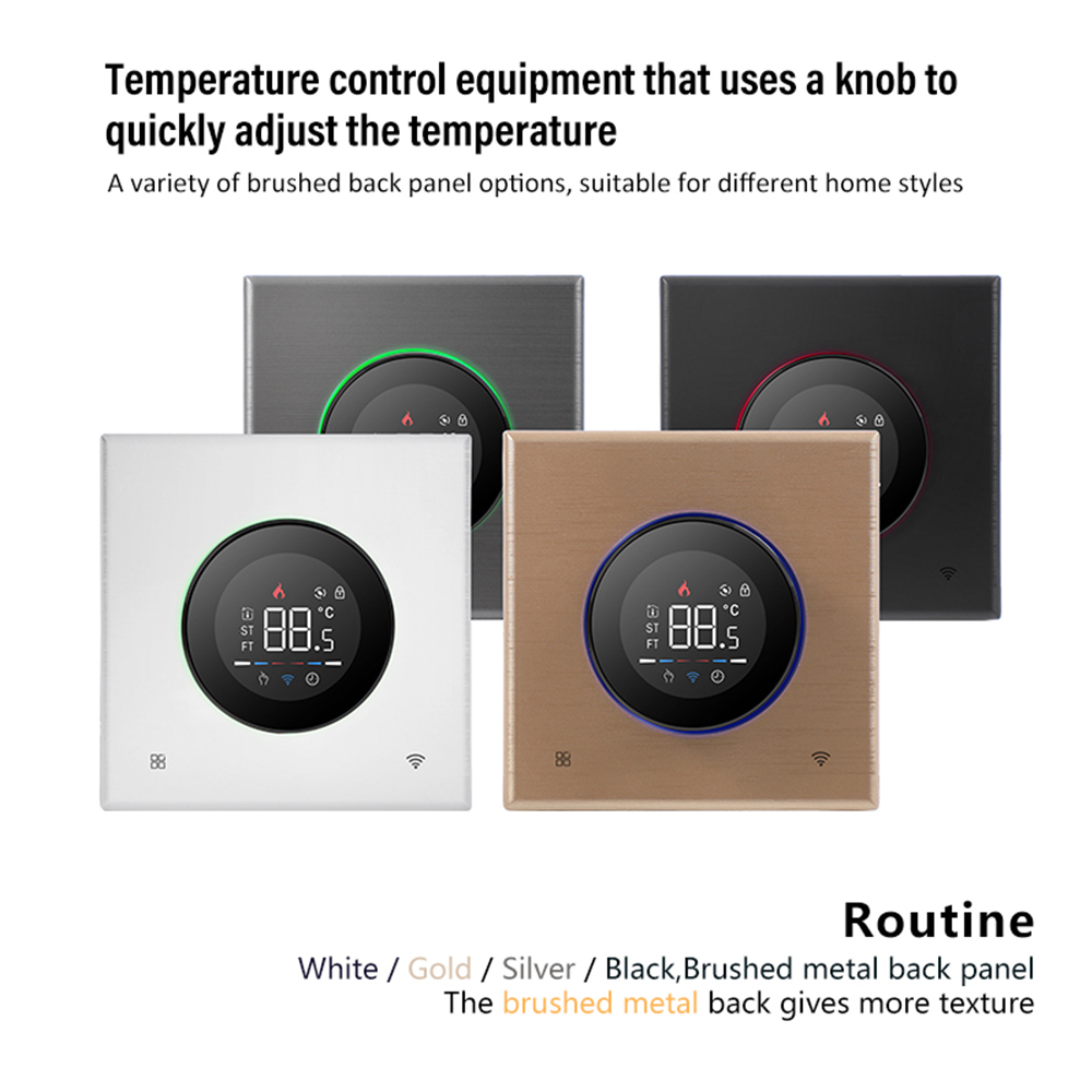 TUYA 와이파이 스마트 노브 온도조절기 바닥 난방 물 - Smart Home Yasmina 리뷰 및 가격