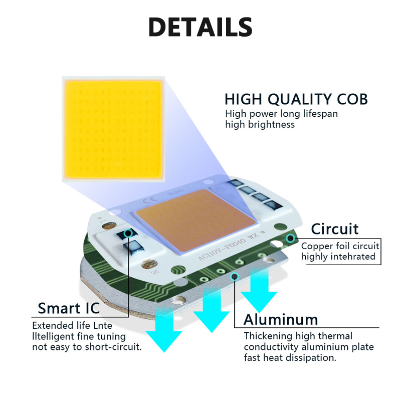 3000K 6000K LED COB 칩 라이트 비드,  - Smart Bulb 리뷰 및 가격