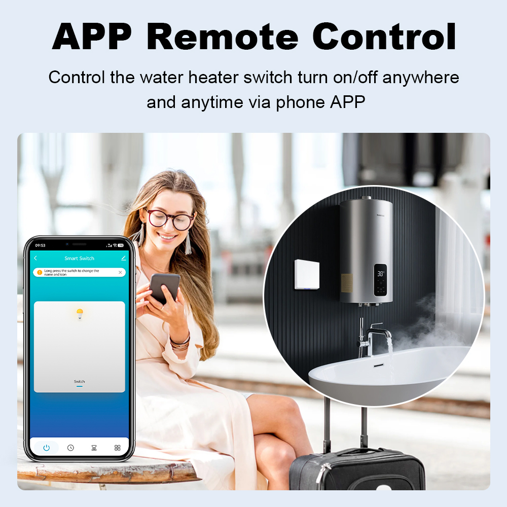 MANHOT 스마트 와이파이 EU 온수기 보일러 스위치 - Smart Home Google 리뷰 및 가격