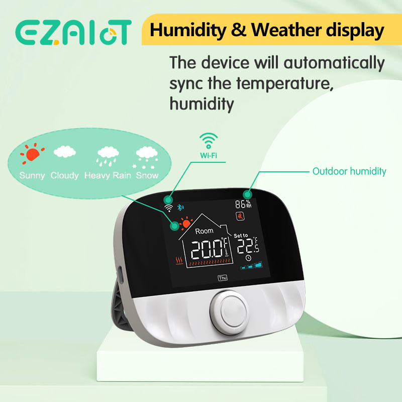 RF433 무선 온도 조절기 WiFi/비 WiFi 바닥 - Smart Home Yasmina 리뷰 및 가격