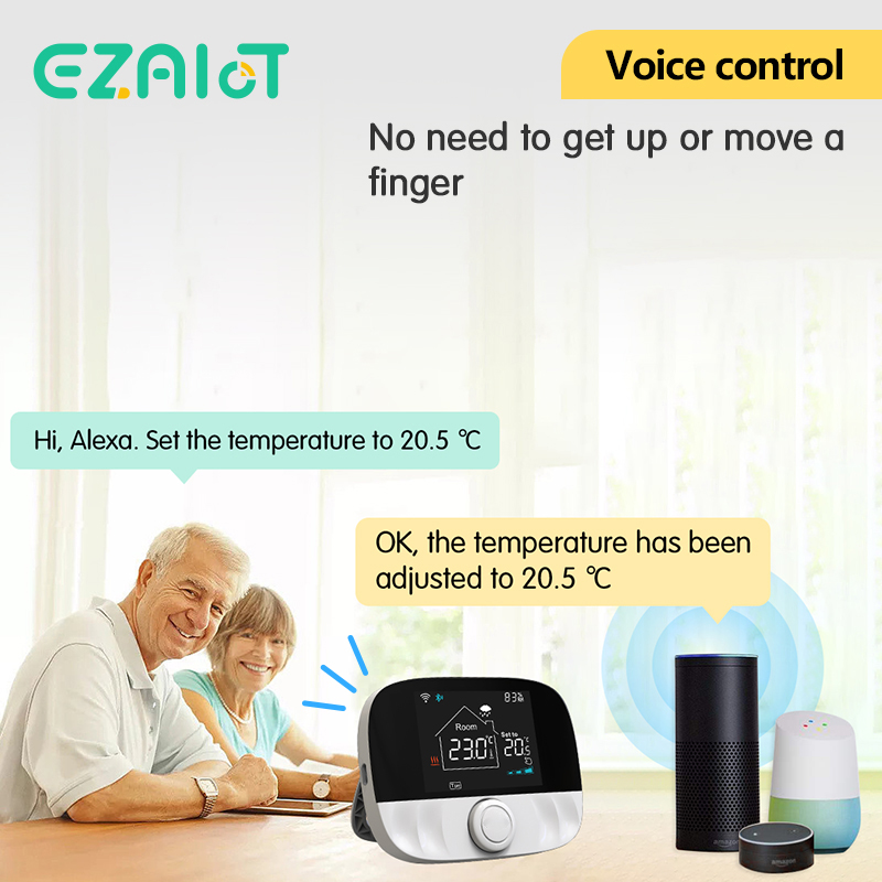 RF433 무선 온도 조절기 WiFi/비 WiFi 바닥 - Smart Home Yasmina 리뷰 및 가격
