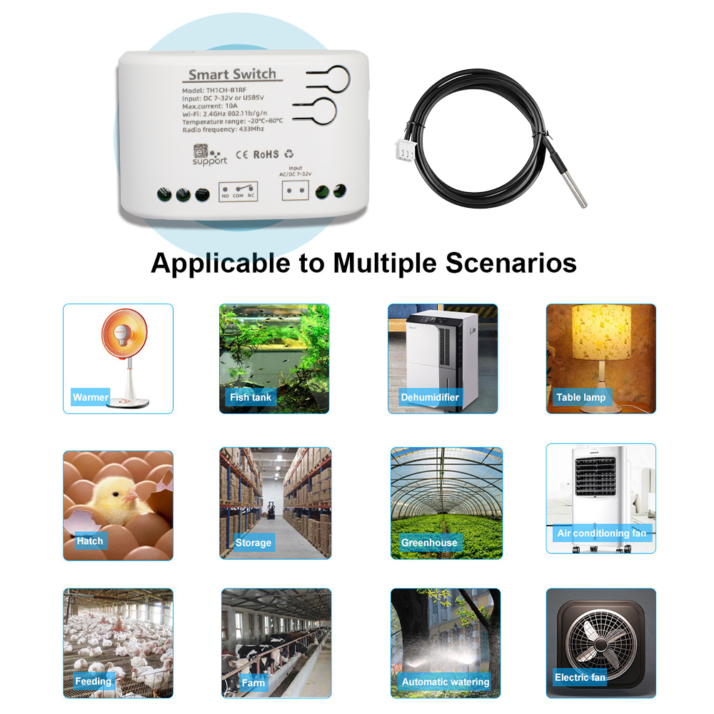 스마트 온도 스위치 12V 24V 220V 3000W  - Smart Home Yasmina 리뷰 및 가격