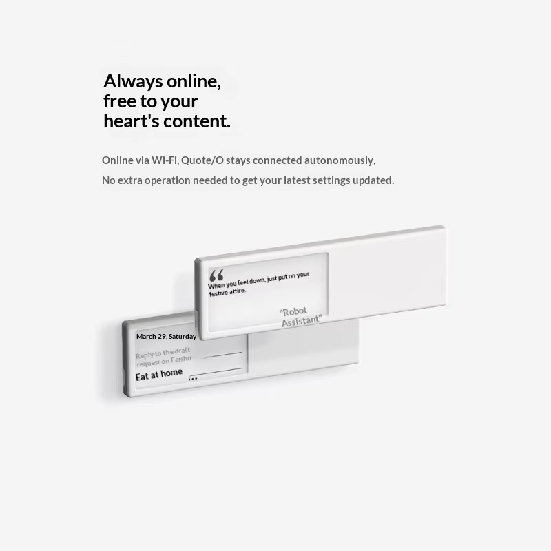O 스마트 와이파이 E 잉크 디스플레이, 맞춤형 정보  - Smart Home Setup 리뷰 및 가격