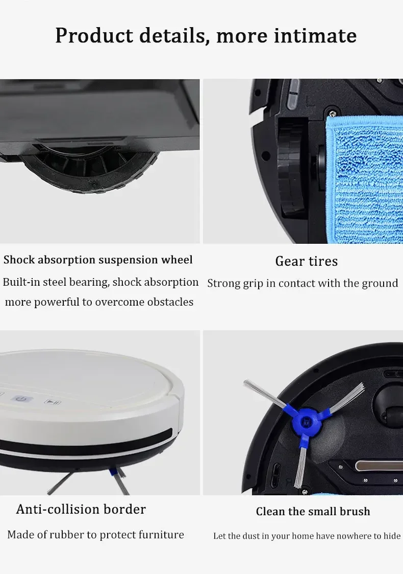 로봇 청소기, 스마트 리모컨, 무선 자동 충전 기능,  - Smart Home Robot 리뷰 및 가격