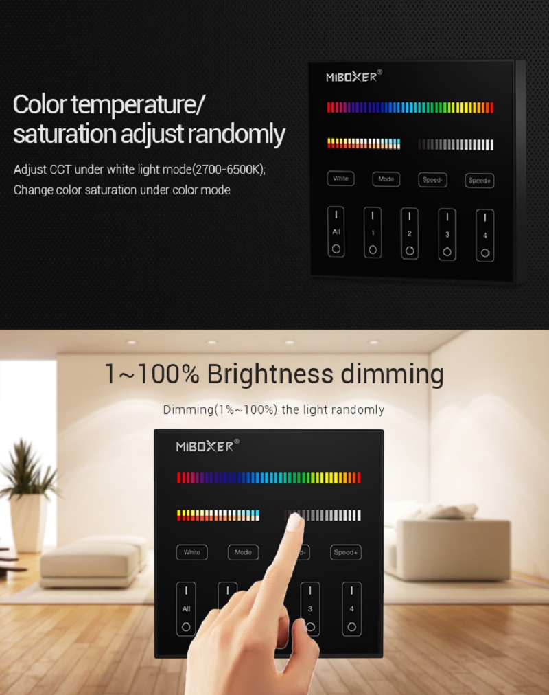 2.4GHz 무선 WIFI 터치 패널 조광기/RGBW/ - Wifi Led Dimmer 리뷰 및 가격