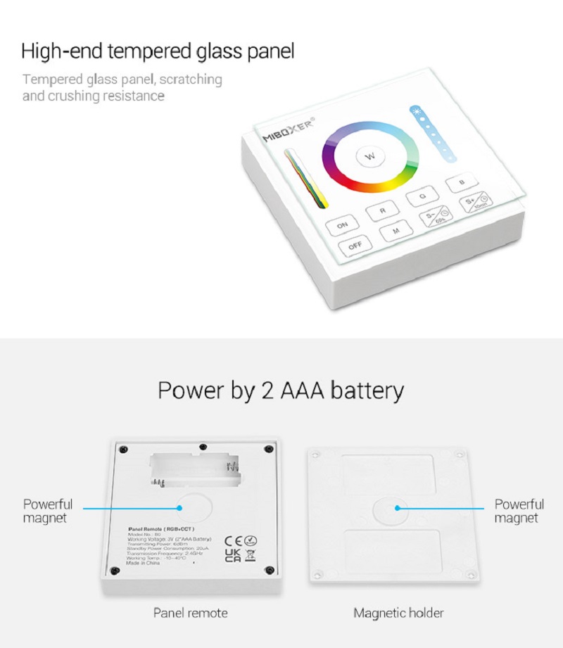 2.4GHz 무선 WIFI 터치 패널 조광기/RGBW/ - Wifi Led Dimmer 리뷰 및 가격