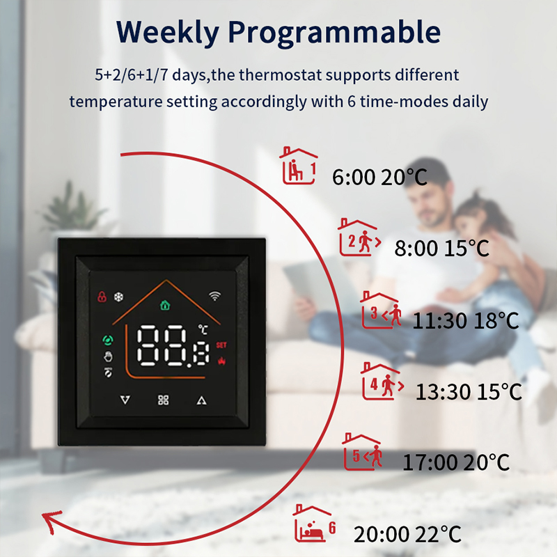 스마트 WiFi 온도조절기, Tuya Smart Lif - Smart Home Setup 리뷰 및 가격