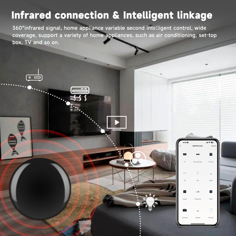 Tuya Zigbee 범용 IR 원격 제어 TV DVD - Smart Ir Remote Controller 리뷰 및 가격
