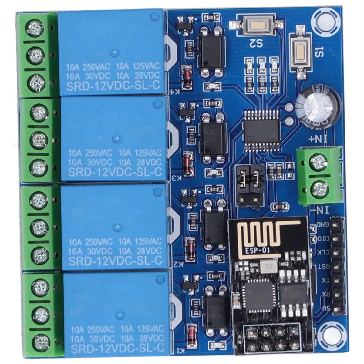 슈퍼 세일 4채널 WiFi 무선 릴레이 모듈 스마트 홈 - Smart Home Esp8266 리뷰 및 가격
