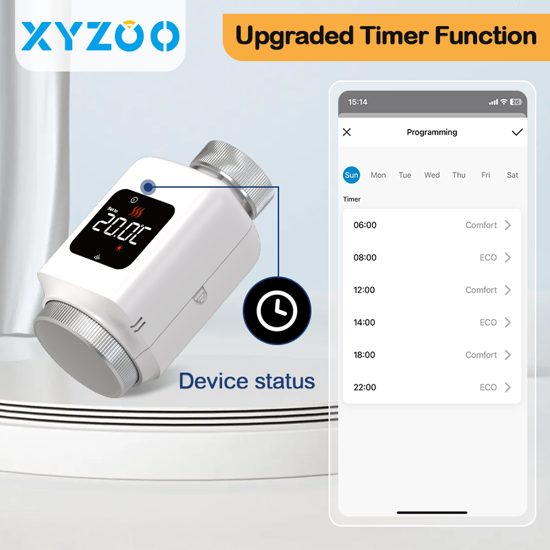 투야 스마트 와이파이 지그비 TRV 라디에이터 액추에이 - Smart Home Yasmina 리뷰 및 가격