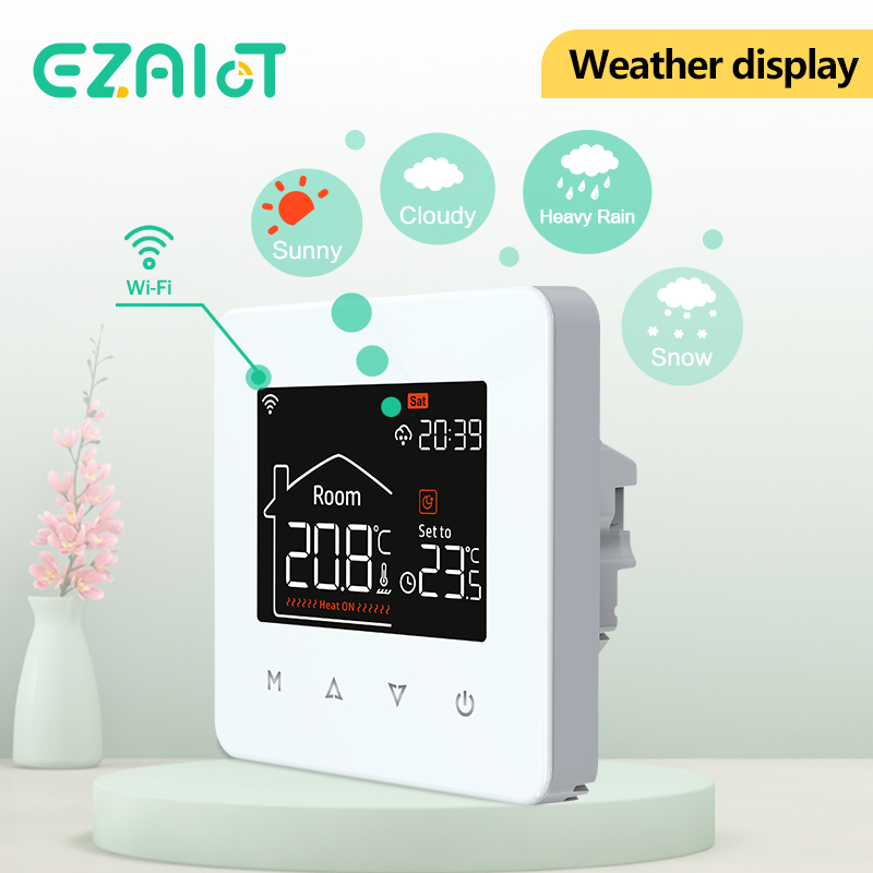 WiFi 투야 스마트 홈 온도조절기 난방 바닥 난방 조 - Smart Home Yasmina 리뷰 및 가격
