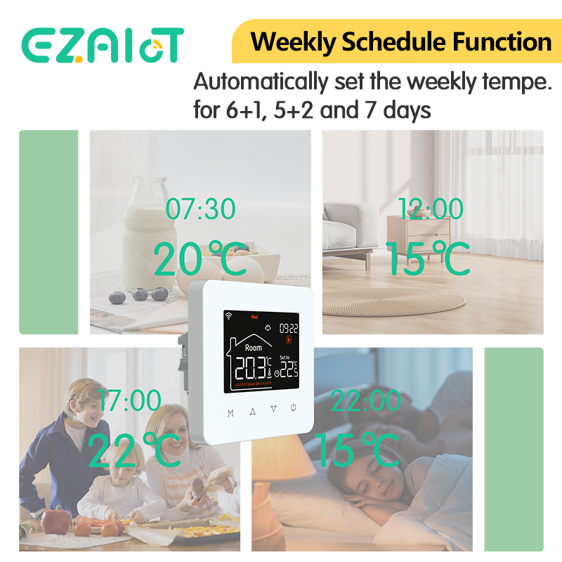 WiFi 투야 스마트 홈 온도조절기 난방 바닥 난방 조 - Smart Home Yasmina 리뷰 및 가격