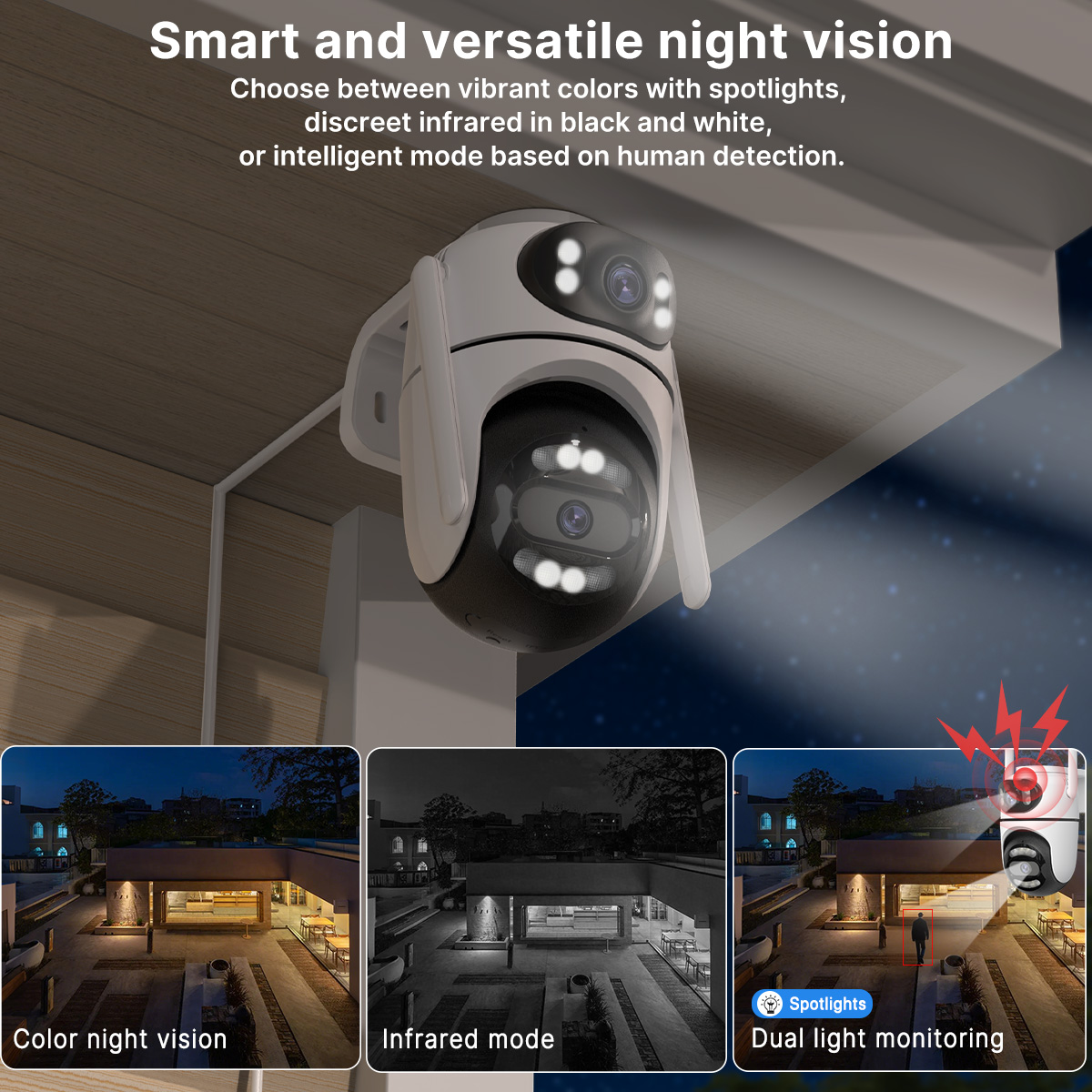 8MP 4K HD 와이파이 PTZ 카메라, ICsee  - Smart Home Cctv Camera 리뷰 및 가격