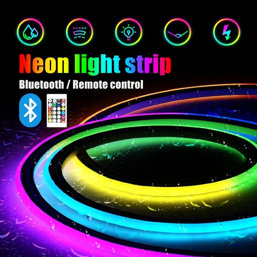 5m USB 스마트 제어 RGB 네온 스트립 라이트 방 - Smart Home Llm 리뷰 및 가격