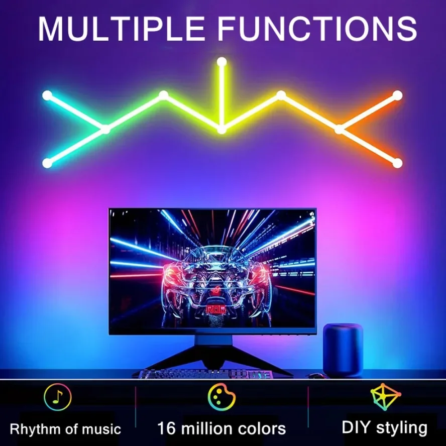 5m USB 스마트 제어 RGB 네온 스트립 라이트 방 - Smart Home Llm 리뷰 및 가격