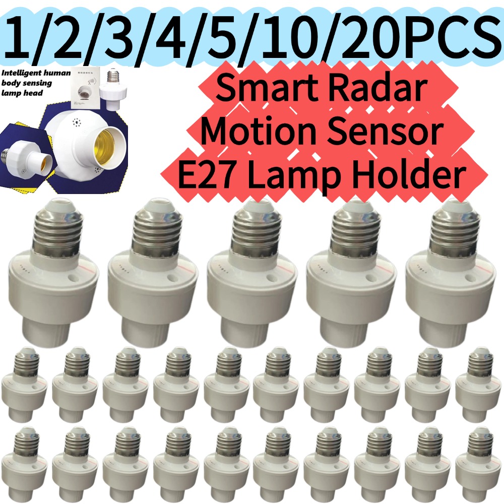 1-20PCS 스마트 레이더 모션 센서 E27 램프 홀 - Smart Bulb 리뷰 및 가격