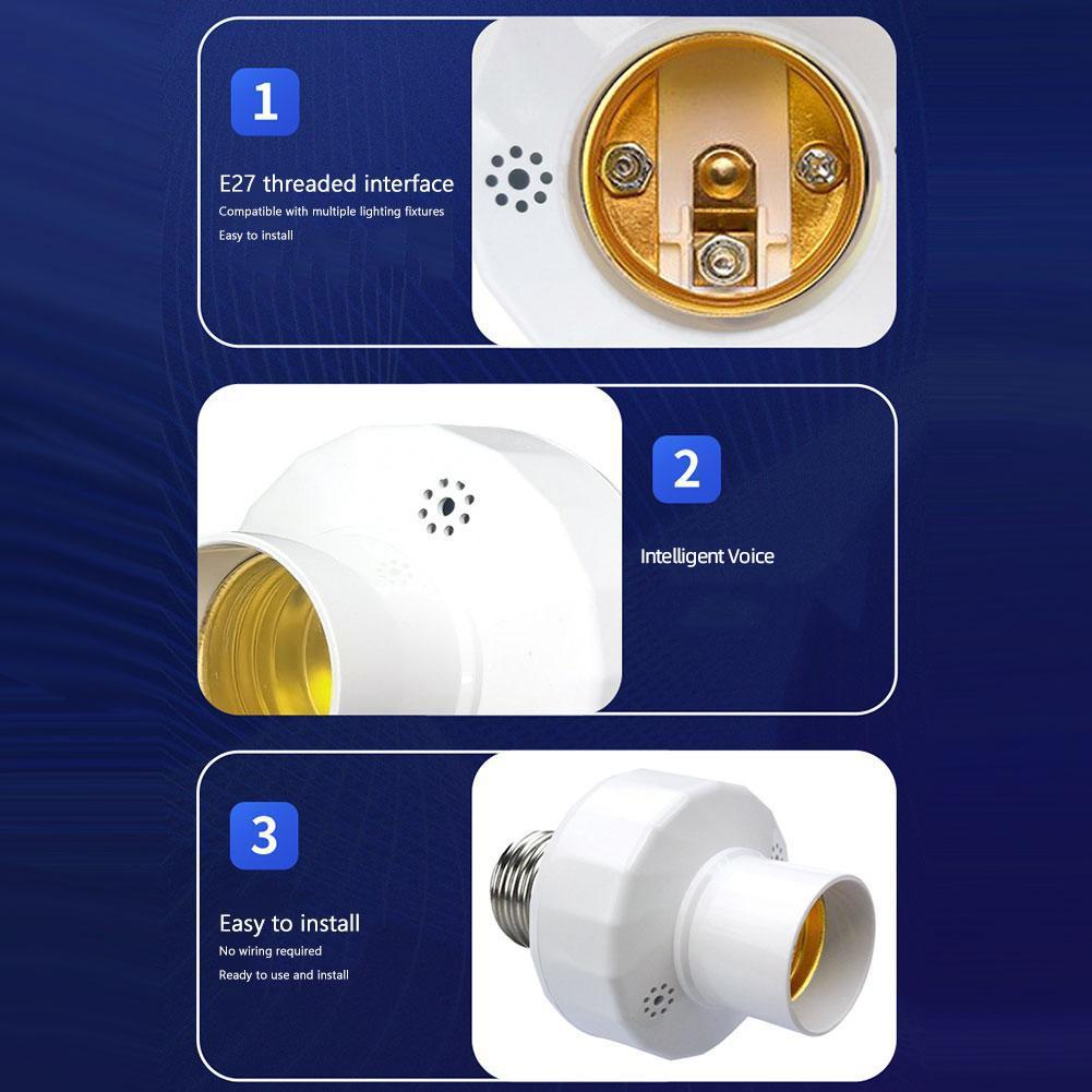 1-20PCS 스마트 레이더 모션 센서 E27 램프 홀 - Smart Bulb 리뷰 및 가격
