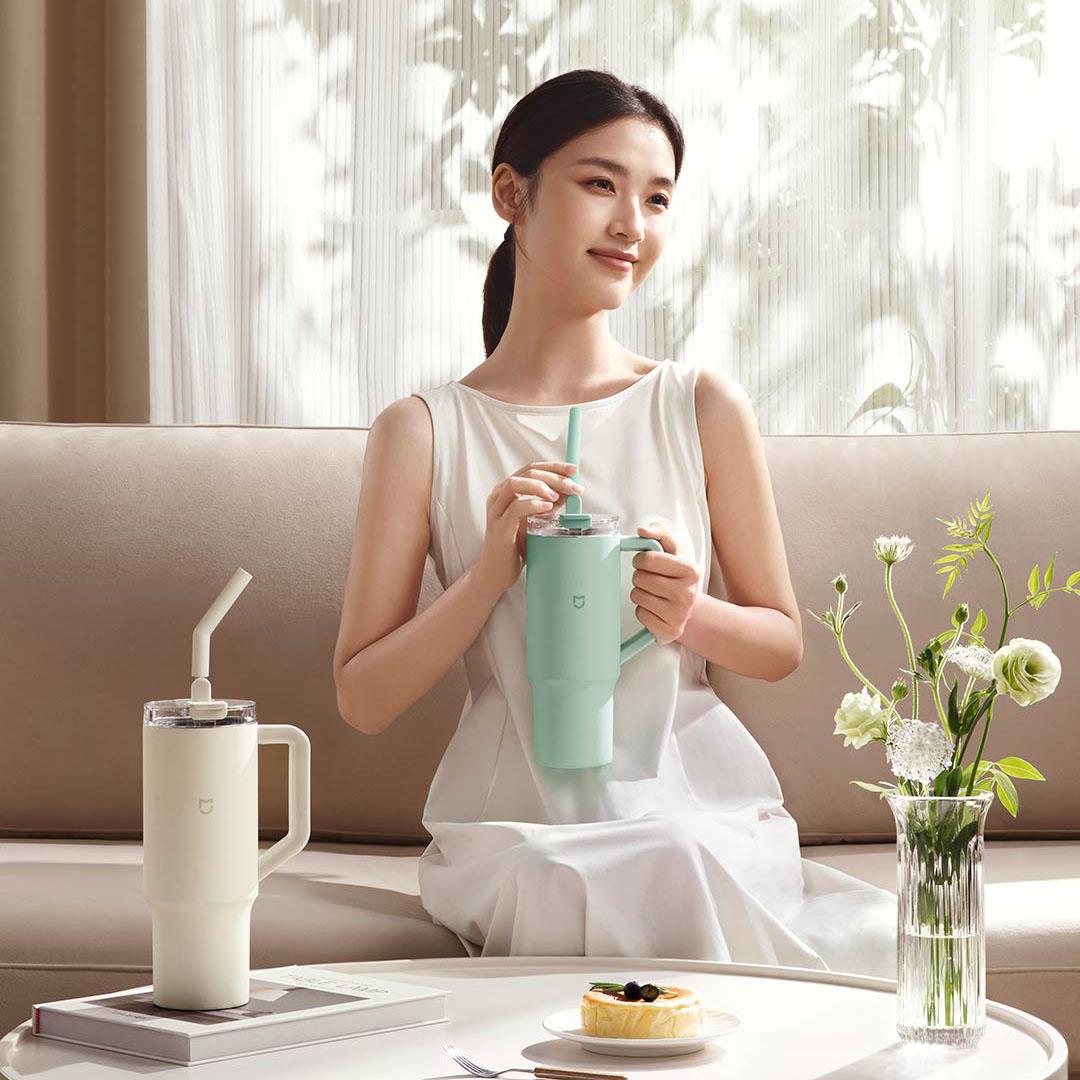 Xiaomi Mijia 스마트 밀짚 컵 1L 대용량 3 - Smart Home Xiaomi Kit 리뷰 및 가격
