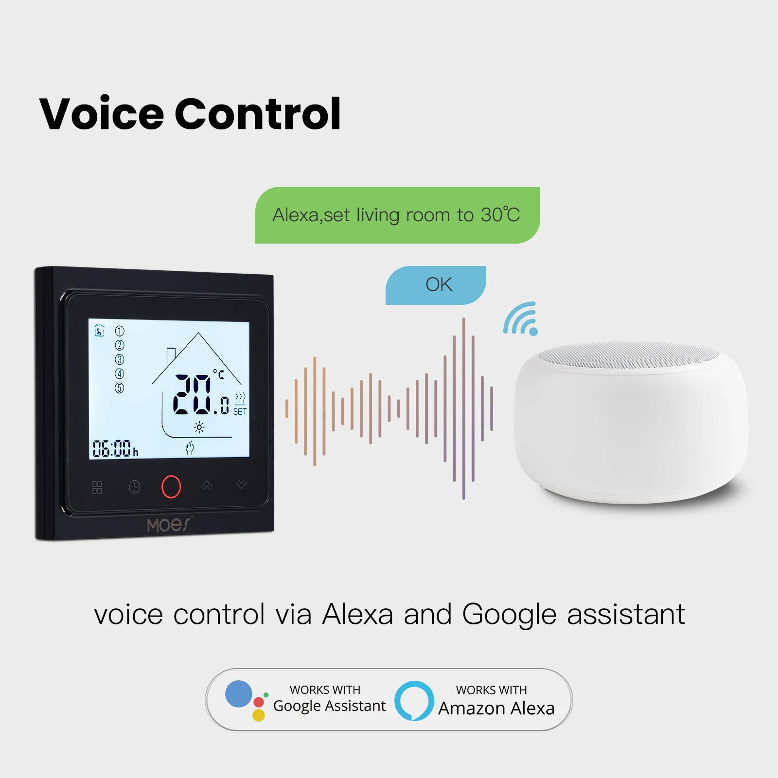 MOES 투야 와이파이 지그비 스마트 온도조절기 물 전 - Smart Home Yasmina 리뷰 및 가격