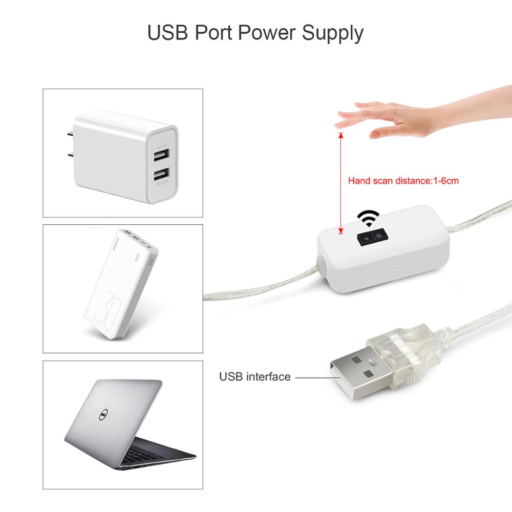 핸드 스윕 모션 센서 주방 LED 스트립 조명 USB  - Smart Home Llm 리뷰 및 가격